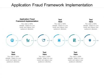 Application fraud framework implementation ppt powerpoint presentation gallery show cpb