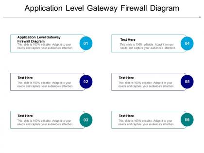 Application level gateway firewall diagram ppt powerpoint presentation summary elements cpb