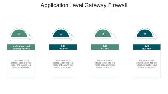 Application Level Gateway Firewall In Powerpoint And Google Slides Cpb