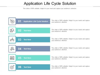 Application life cycle solution ppt powerpoint presentation summary master slide cpb