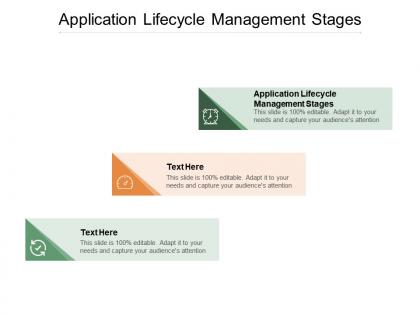 Application lifecycle management stages ppt powerpoint presentation slides cpb