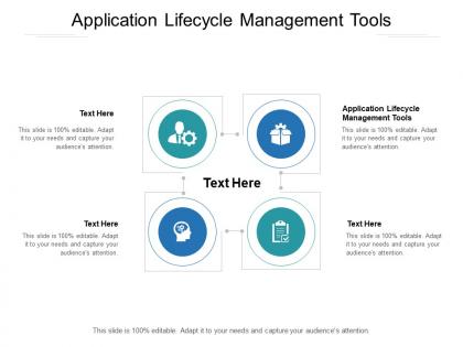 Application lifecycle management tools ppt powerpoint presentation portrait cpb