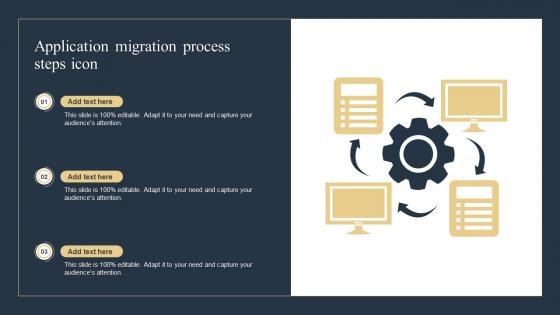 Application Migration Process Steps Icon