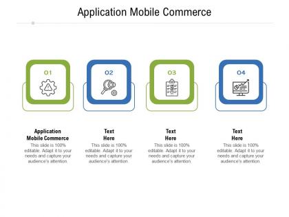 Application mobile commerce ppt powerpoint presentation pictures influencers cpb