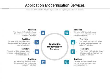 Application modernisation services ppt powerpoint presentation file example topics cpb
