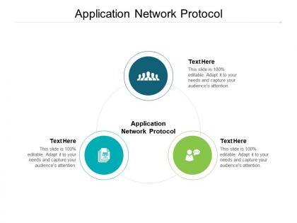 Application network protocol ppt powerpoint presentation portfolio gridlines cpb