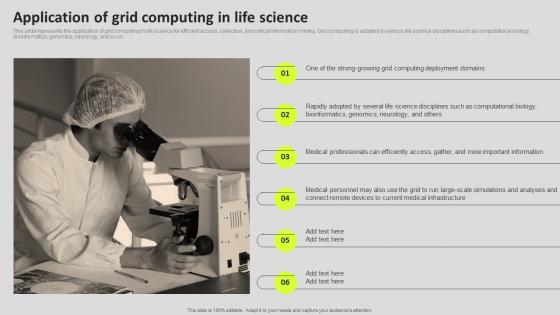 Application Of Grid Computing In Life Science Grid Computing Components