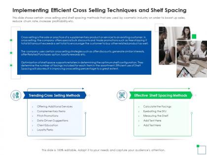 Application of latest trends to enhance profit margins implementing efficient cross selling