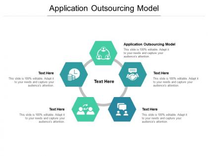 Application outsourcing model ppt powerpoint summary backgrounds cpb