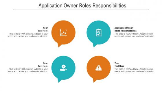 Application owner roles responsibilities ppt powerpoint presentation infographic template show cpb