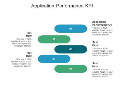 Application performance kpi ppt powerpoint presentation inspiration cpb