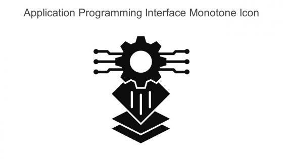 Application Programming Interface Monotone Icon In Powerpoint Pptx Png And Editable Eps Format