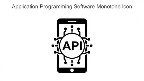 Application Programming Software Monotone Icon In Powerpoint Pptx Png And Editable Eps Format