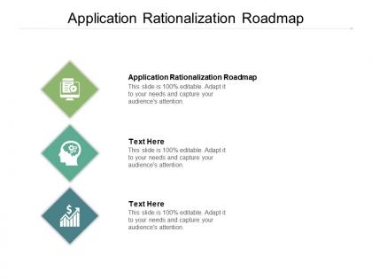 Application rationalization roadmap ppt powerpoint presentation infographic template images cpb