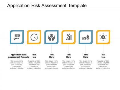 Application risk assessment template ppt powerpoint presentation infographics rules cpb