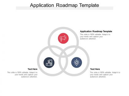 Application roadmap template ppt powerpoint presentation portfolio examples cpb
