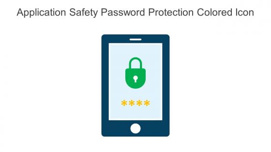 Application Safety Password Protection Colored Icon In Powerpoint Pptx Png And Editable Eps Format