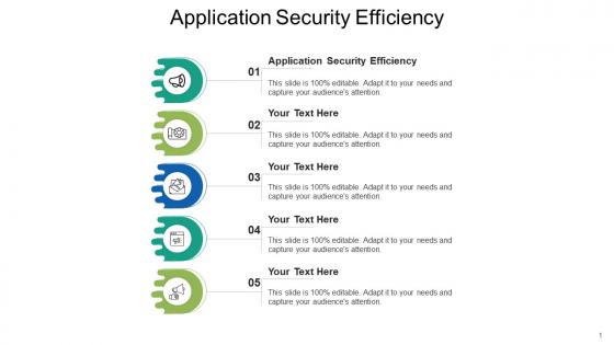 Application security efficiency ppt powerpoint presentation professional grid cpb