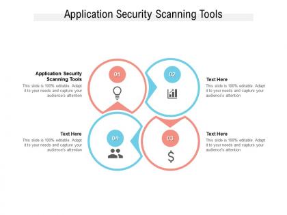 Application security scanning tools ppt powerpoint presentation portfolio information cpb