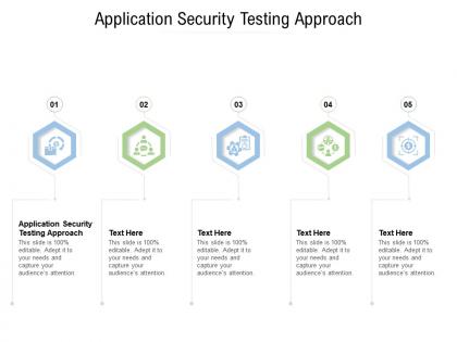 Application security testing approach ppt powerpoint presentation professional slide cpb