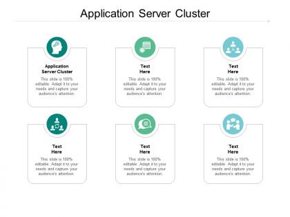 Application server cluster ppt powerpoint presentation professional sample cpb