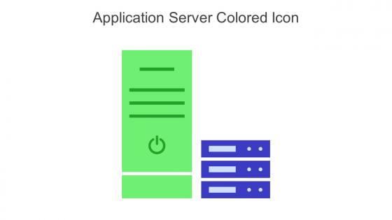 Application Server Colored Icon In Powerpoint Pptx Png And Editable Eps Format