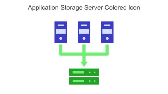 Application Storage Server Colored Icon In Powerpoint Pptx Png And Editable Eps Format