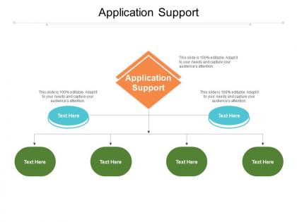 Application support ppt powerpoint presentation slides design ideas cpb