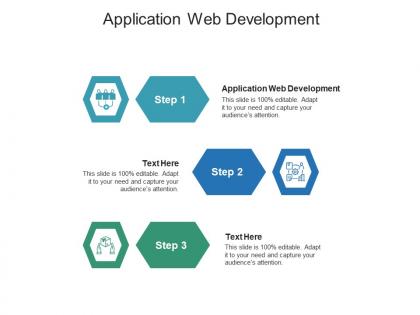 Application web development ppt powerpoint presentation slide cpb