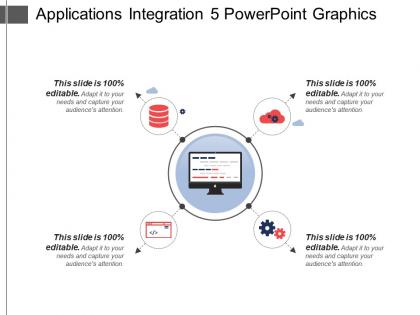 Applications integration 5 powerpoint graphics