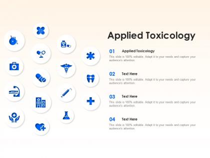 Applied toxicology ppt powerpoint presentation gallery tips