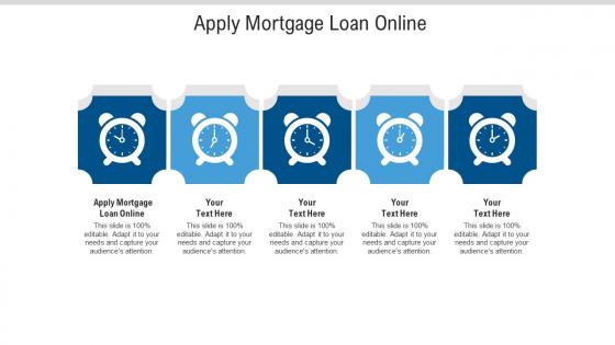 Apply mortgage loan online ppt powerpoint presentation slides layouts cpb