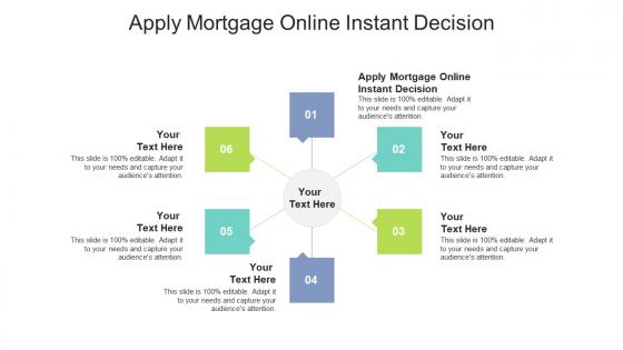 Apply mortgage online instant decision ppt powerpoint presentation portfolio good cpb