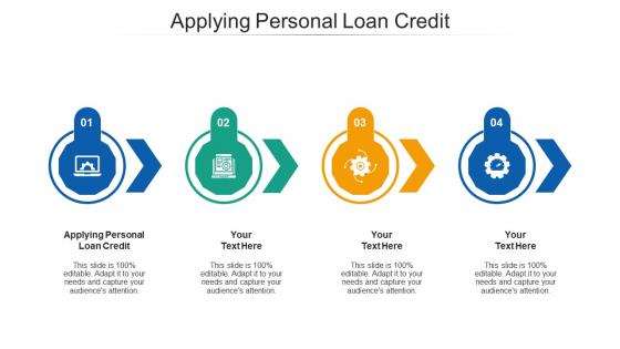 Applying personal loan credit ppt powerpoint presentation ideas layouts cpb