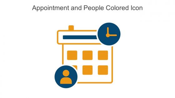 Appointment And People Colored Icon In Powerpoint Pptx Png And Editable Eps Format