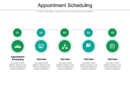 Appointment scheduling ppt powerpoint presentation pictures guide cpb