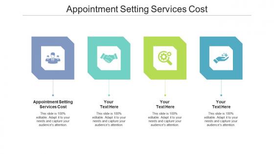 Appointment setting services cost ppt powerpoint presentation infographics slideshow cpb