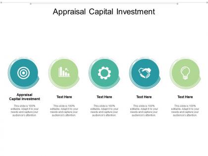 Appraisal capital investment ppt powerpoint presentation infographic template good cpb