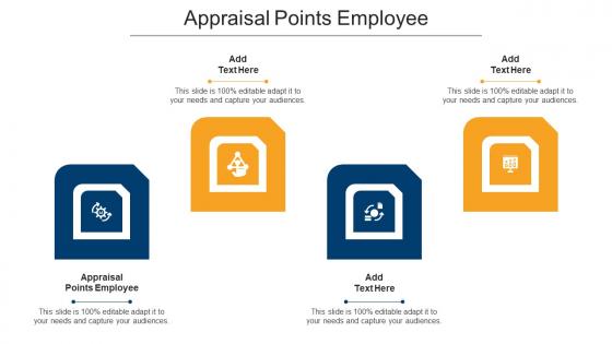 Appraisal Points Employee Ppt Powerpoint Presentation Pictures Visuals Cpb