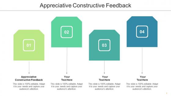 Appreciative Constructive Feedback Ppt Powerpoint Presentation Icon Graphics Template Cpb