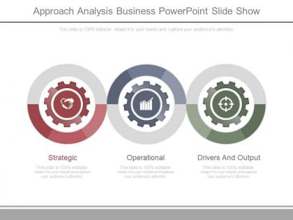Approach analysis business powerpoint slide show