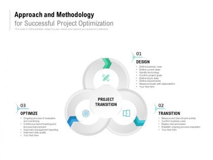 Approach and methodology for successful project optimization