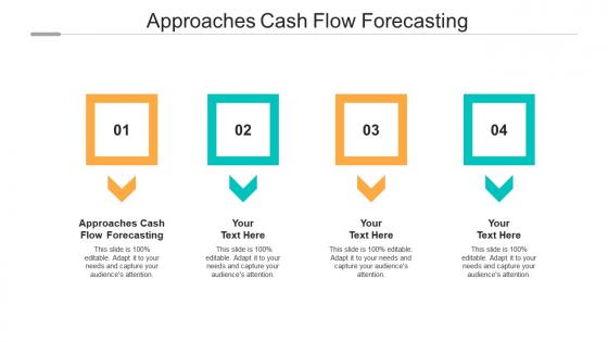 Approaches cash flow forecasting ppt powerpoint presentation summary outline cpb