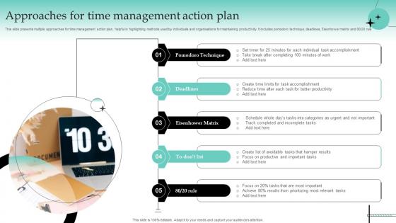 Approaches For Time Management Action Plan