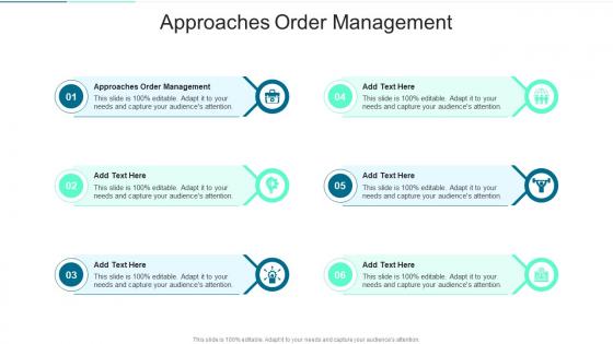 Approaches Order Management In Powerpoint And Google Slides Cpb