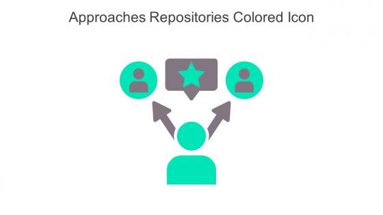 Approaches Repositories Colored Icon In Powerpoint Pptx Png And Editable Eps Format