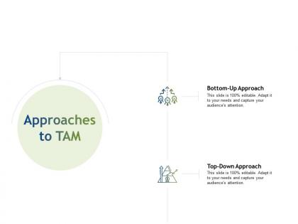 Approaches to tam top down ppt powerpoint presentation gallery themes
