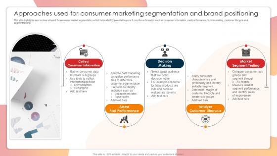Approaches Used For Consumer Marketing Segmentation And Brand Positioning