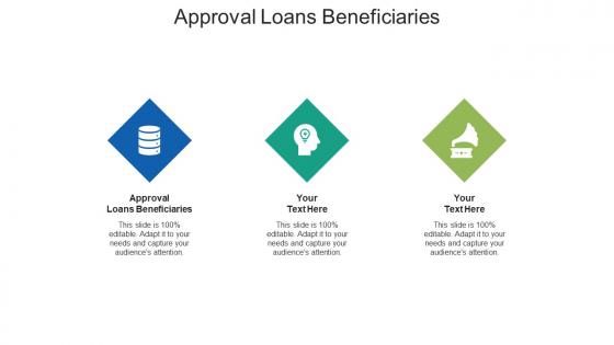 Approval loans beneficiaries ppt powerpoint presentation infographic template images cpb