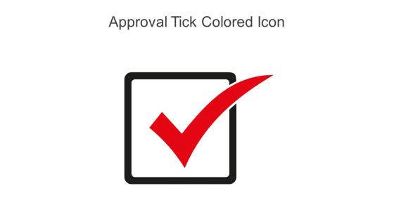 Approval Tick Colored Icon In Powerpoint Pptx Png And Editable Eps Format